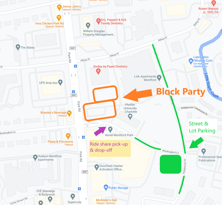 Montford Park Block Party Map